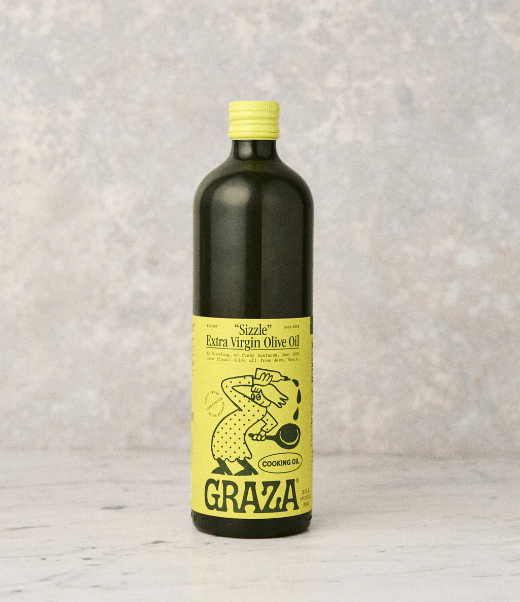 “Sizzle” Glass Extra Virgin Olive Oil