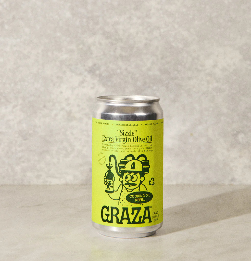 “Sizzle” Refill Can Extra Virgin Cooking Oil